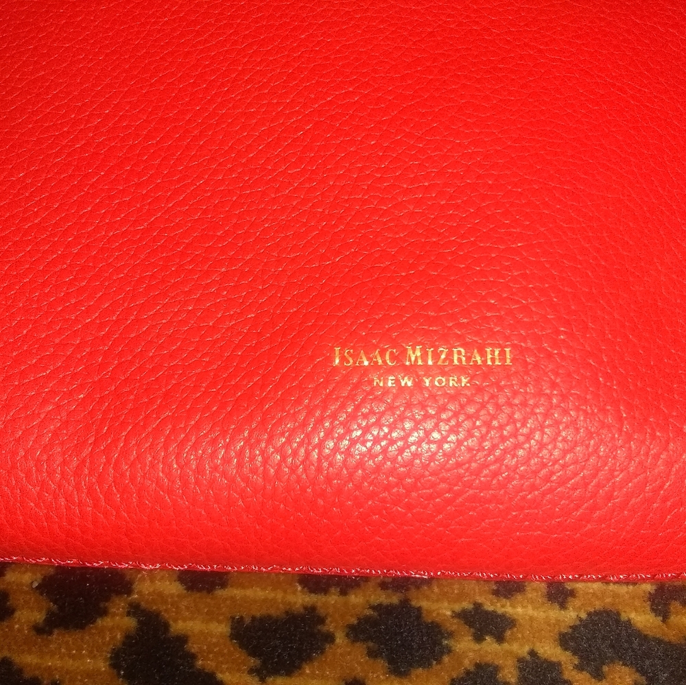 Red Isaac Mizrahi crossbody